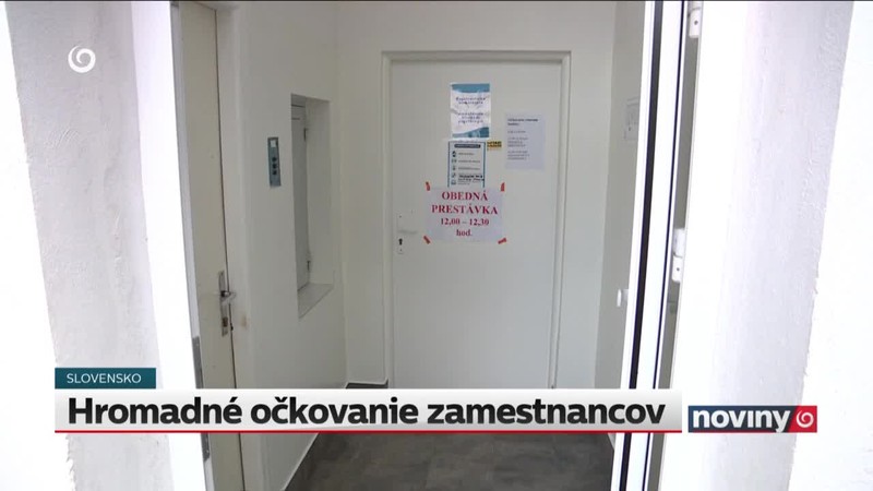 Hromadné očkovanie zamestnancov