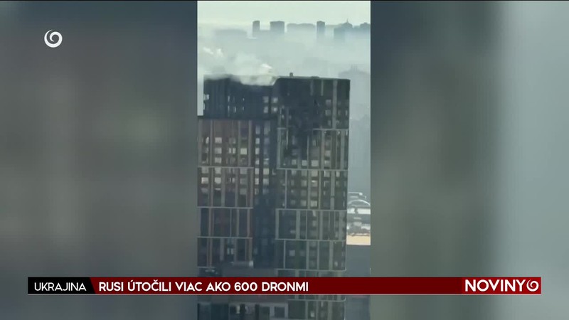 RUSI ÚTOČILI VIAC AKO 600 DRONMI