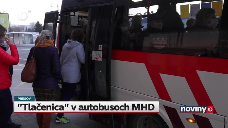 "Tlačenica" v autobusoch MHD