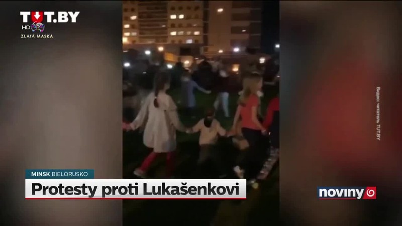 Protesty proti Lukašenkovi