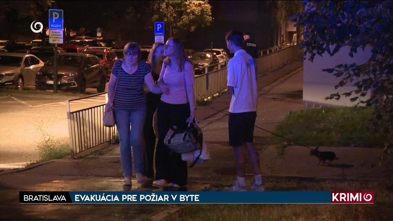 EVAKUÁCIA PRE POŽIAR V BYTE