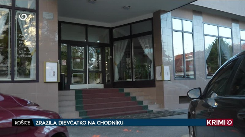 ZRAZILA DIEVČATKO NA CHODNÍKU