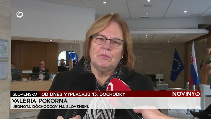 OD DNES VYPLÁCAJÚ 13. DÔCHODKY