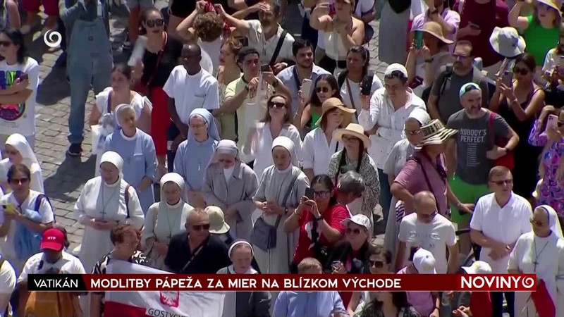 MODLITBY PÁPEŽA ZA MIER NA BLÍZKOM VÝCHODE