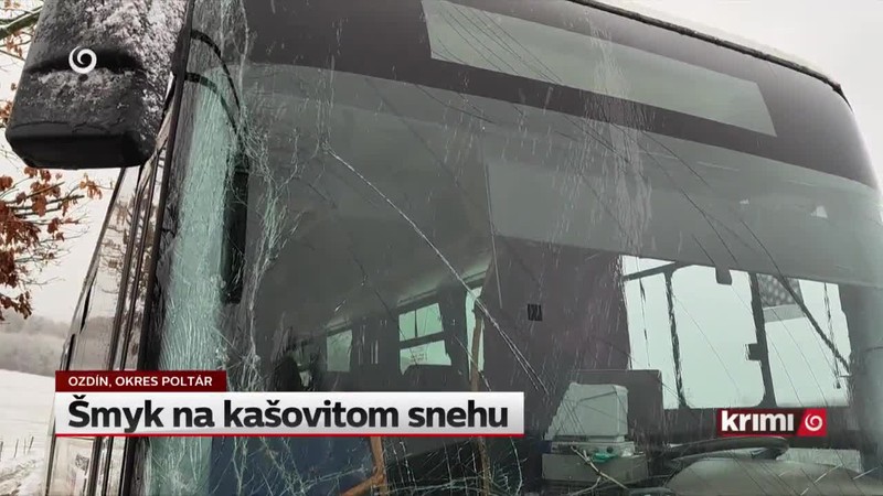Šmyk na kašovitom snehu