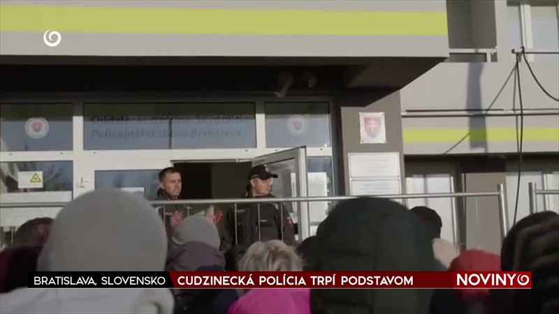 CUDZINECKÁ POLÍCIA TRPÍ PODSTAVOM