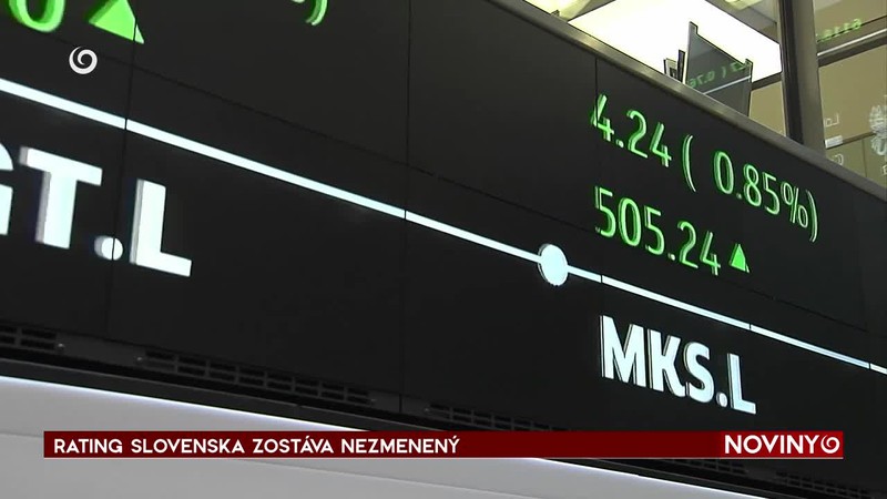 RATING SLOVENSKA ZOSTÁVA NEZMENENÝ
