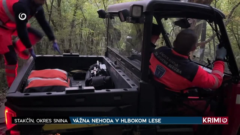 VÁŽNA NEHODA V HLBOKOM LESE