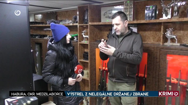 VÝSTREL Z NELEGÁLNE DRŽANEJ ZBRANE