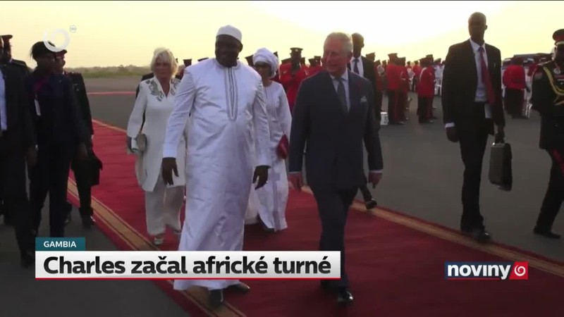 Charles začal africké turné