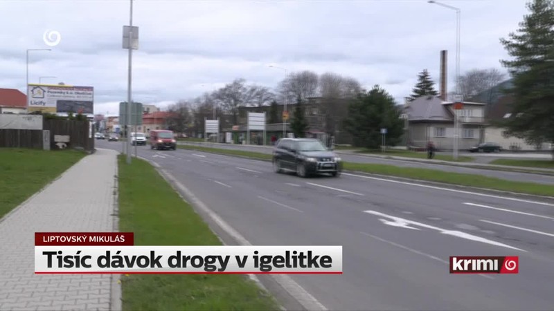 Tisíc dávok drogy v igelitke