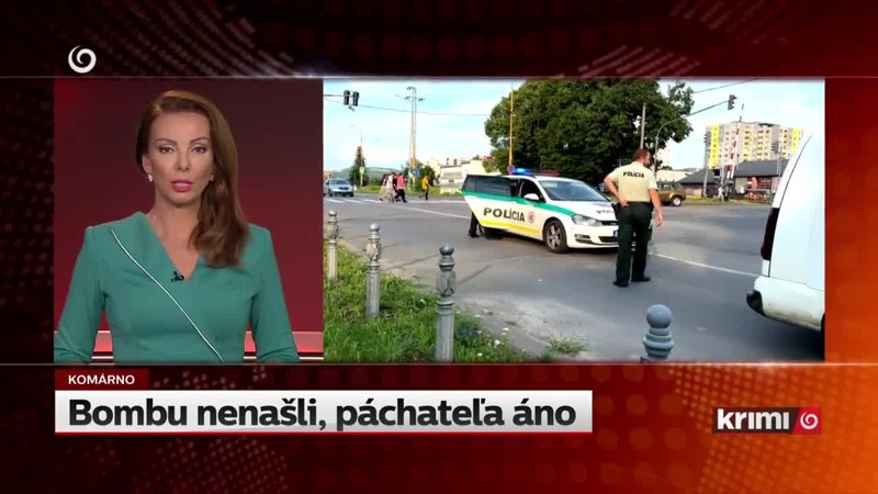 Bombu nenašli, páchateľa áno