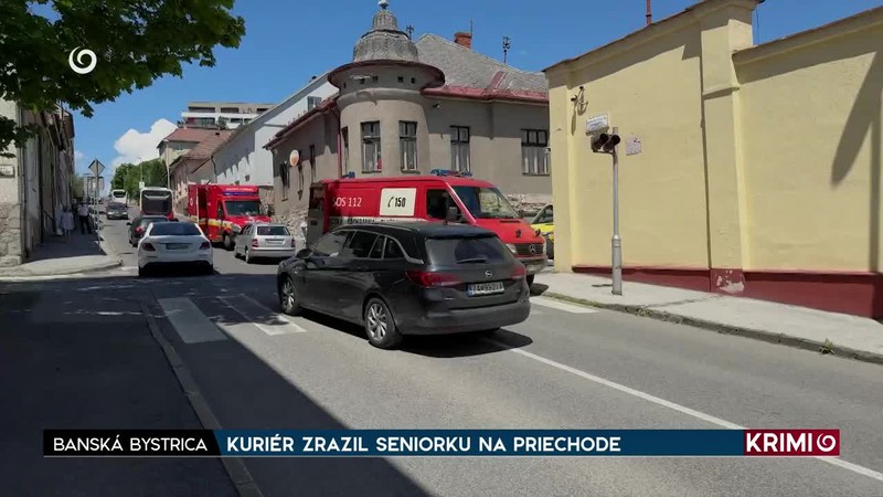 KURIÉR ZRAZIL SENIORKU NA PRIECHODE