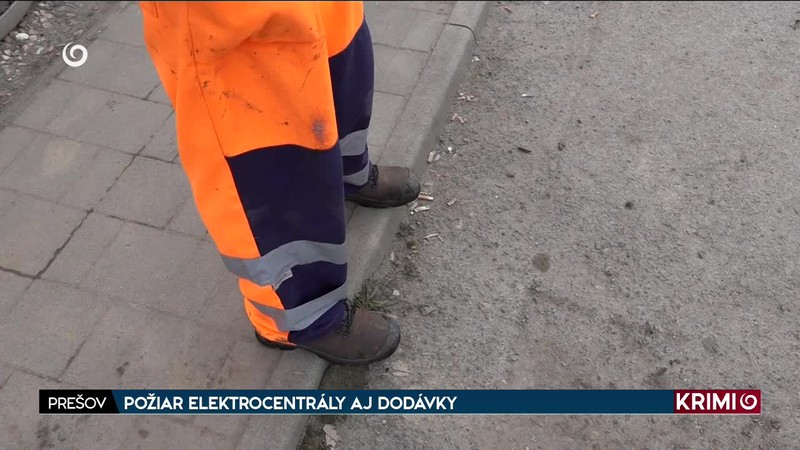 POŽIAR ELEKTROCENTRÁLY AJ DODÁVKY