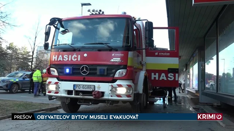 OBYVATEĽOV BYTOV MUSELI EVAKUOVAŤ