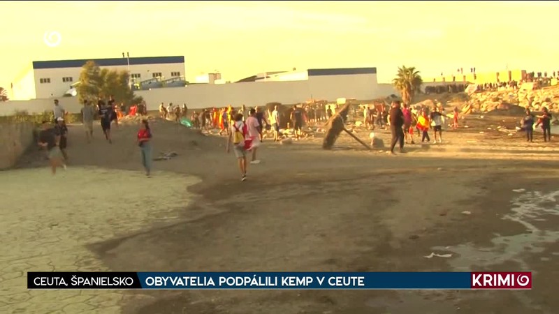 OBYVATELIA PODPÁLILI KEMP V CEUTE