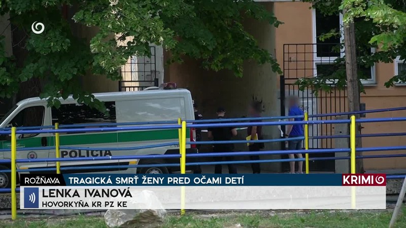 TRAGICKÁ SMRŤ ŽENY PRED OČAMI DETÍ
