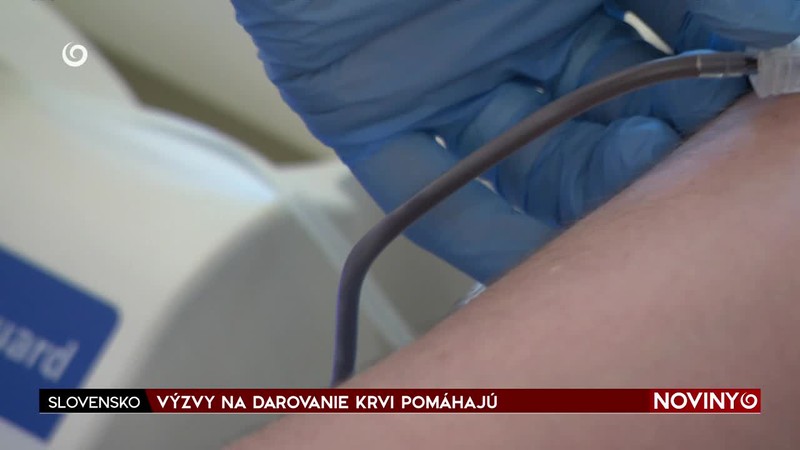 VÝZVY NA DAROVANIE KRVI POMÁHAJÚ