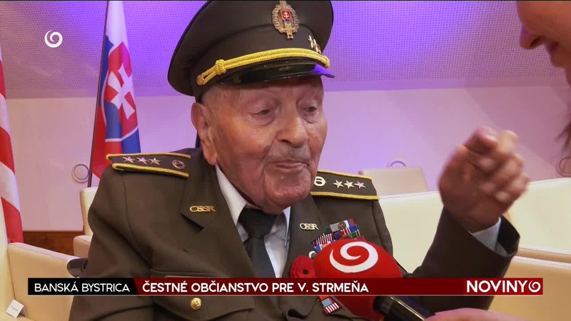 ČESTNÉ OBČIANSTVO PRE V. STRMEŇA