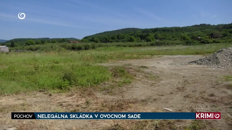 NELEGÁLNA SKLÁDKA V OVOCNOM SADE