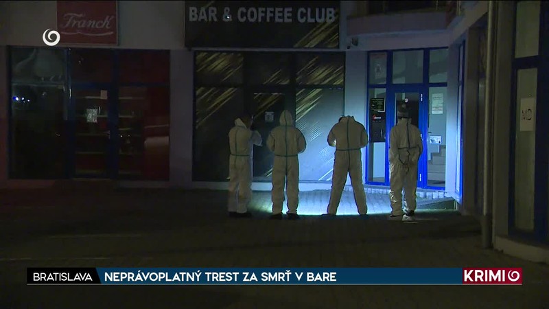NEPRÁVOPLATNÝ TREST ZA SMRŤ V BARE