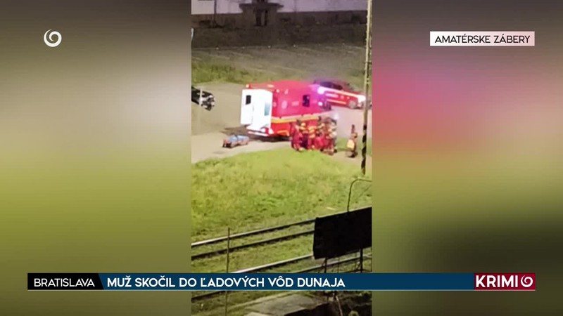 MUŽ SKOČIL DO ĽADOVÝCH VÔD DUNAJA