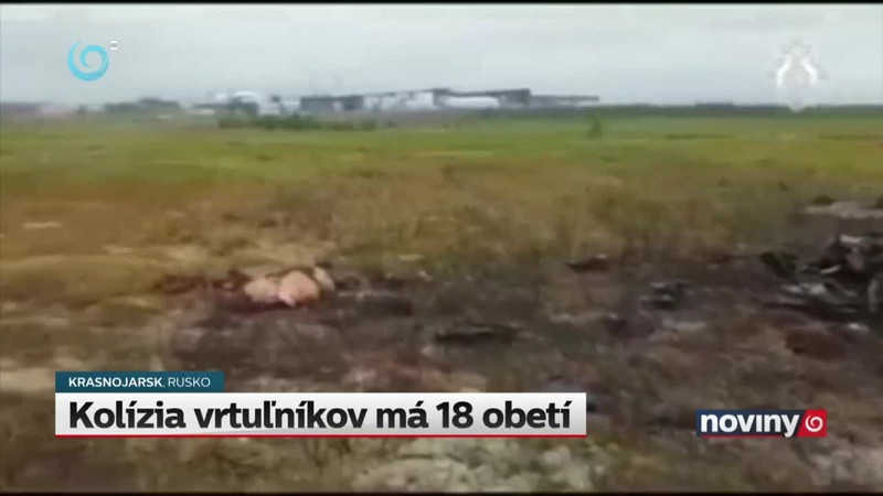 Kolízia vrtuľníkov má 18 obetí