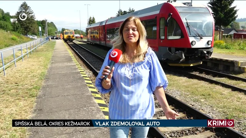 VLAK ZDEMOLOVAL AUTO