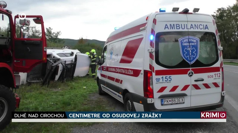 CENTIMETRE OD OSUDOVEJ ZRÁŽKY