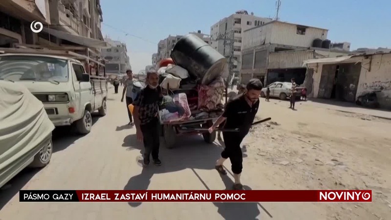 IZRAEL ZASTAVÍ HUMANITÁRNU POMOC