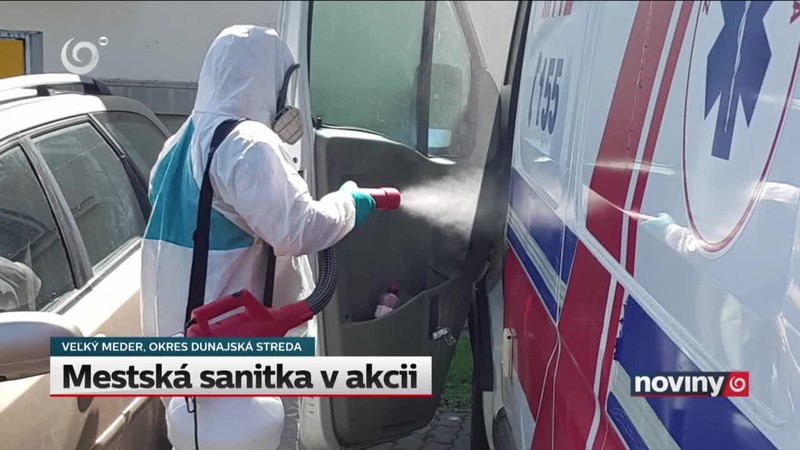 Mestská sanitka v akcii