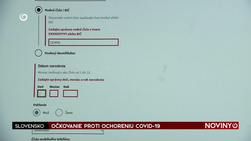 OČKOVANIE PROTI OCHORENIU COVID-19