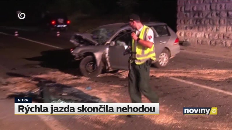 Rýchla jazda skončila nehodou
