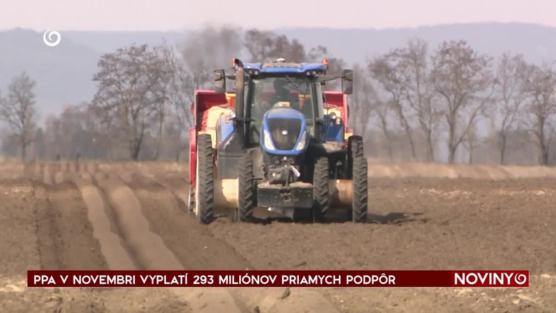 PPA V NOVEMBRI VYPLATÍ 293 MILIÓNOV PRIAMYCH PODPÔR