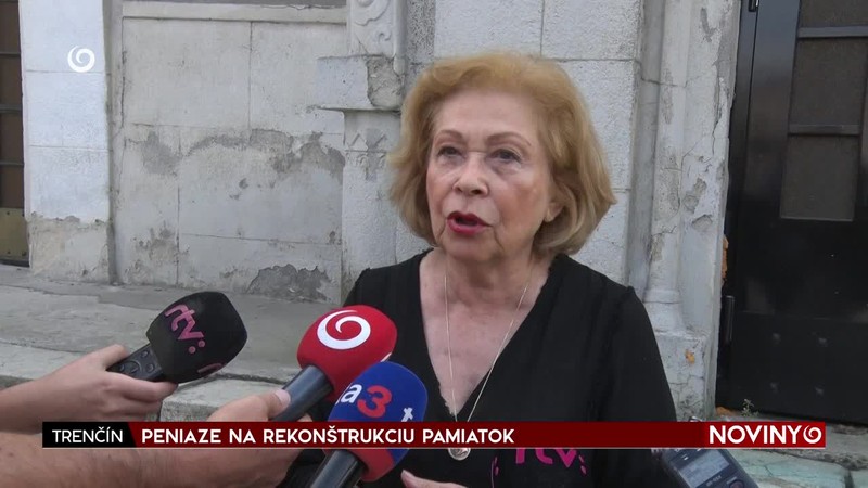 PENIAZE NA REKONŠTRUKCIU PAMIATOK