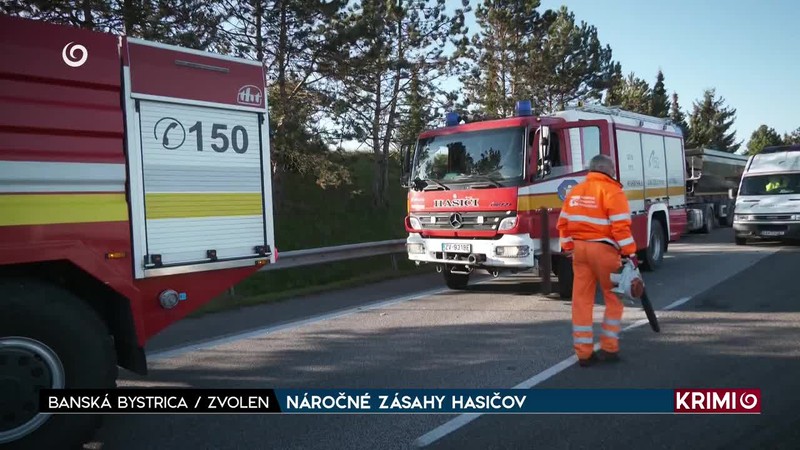 NÁROČNÉ ZÁSAHY HASIČOV