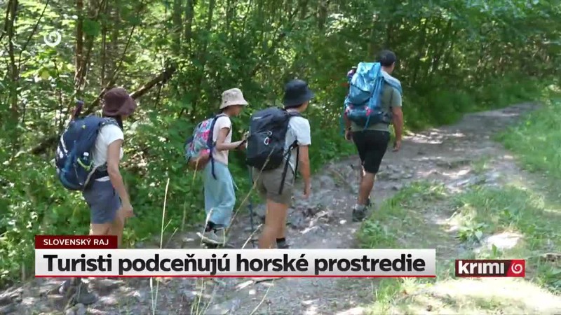 Turisti podceňujú horské prostredie