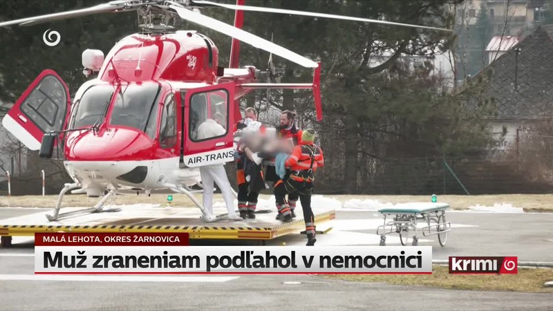 Muž zraneniam podľahol v nemocnici