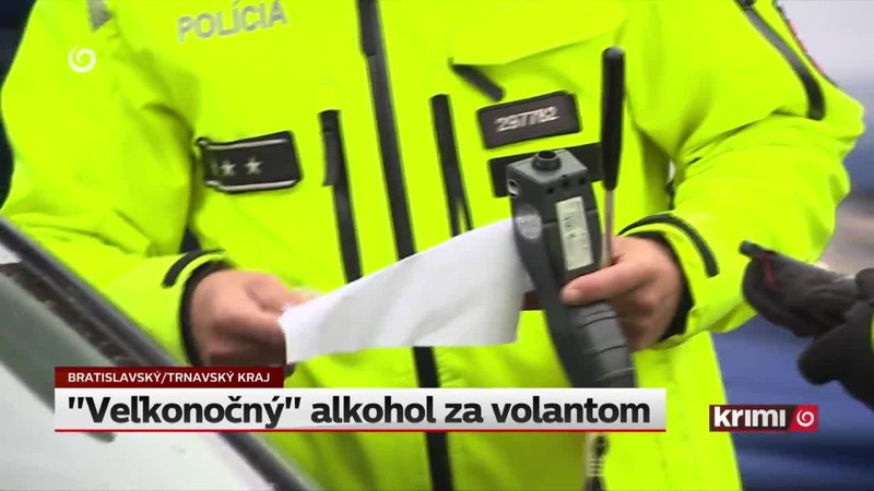 "Veľkonočný" alkohol za volantom
