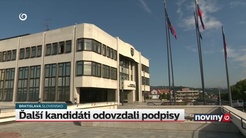 Ďalší kandidáti odovzdali podpisy