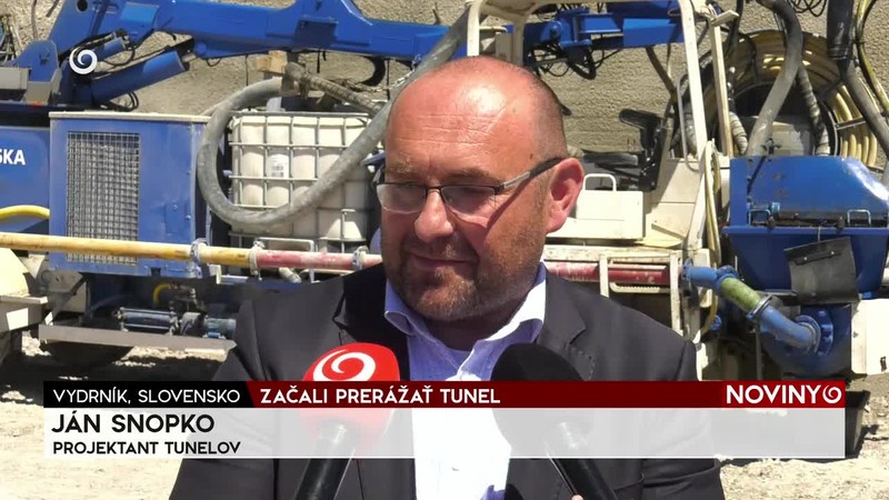 ZAČALI PRERÁŽAŤ TUNEL