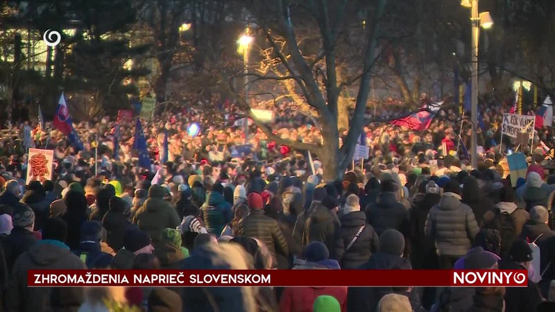 ZHROMAŽDENIA NAPRIEČ SLOVENSKOM