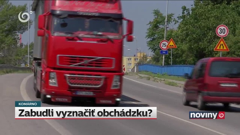Zabudli vyznačiť obchádzku?