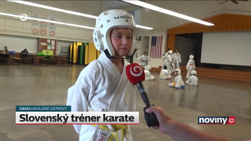 Slovenský tréner karate