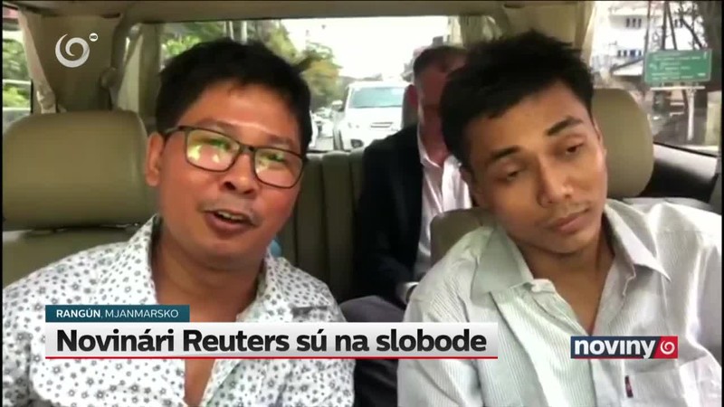 Novinári Reuters sú na slobode