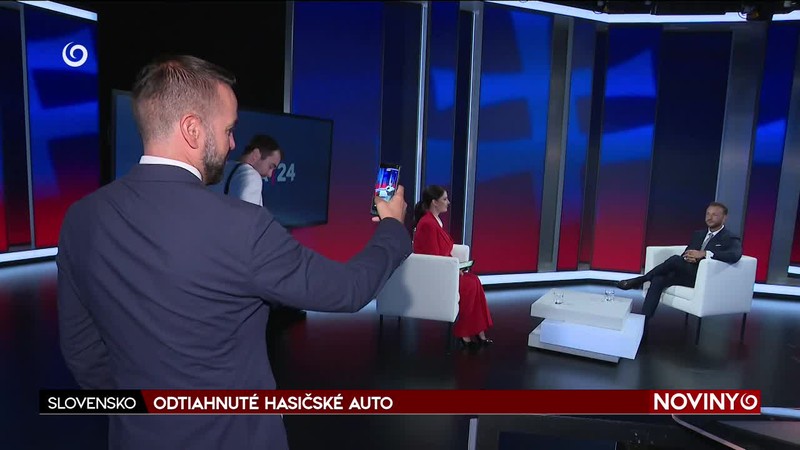 ODTIAHNUTÉ HASIČSKÉ AUTO