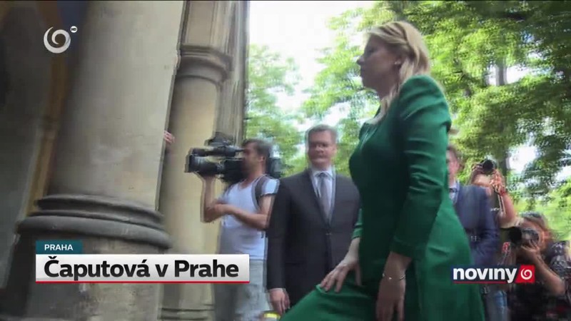 Čaputová v Prahe