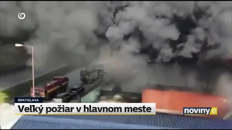 Veľký požiar v hlavnom meste