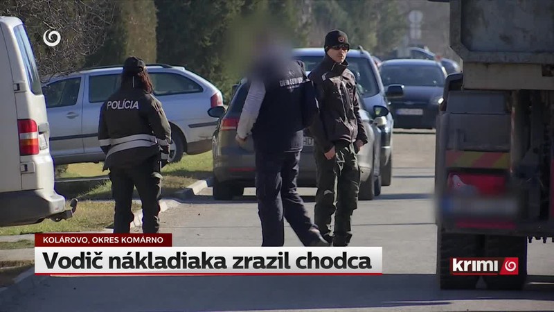 Vodič nákladiaka zrazil chodca
