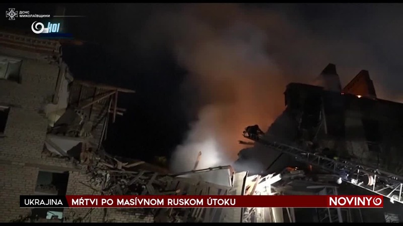 MŔTVI PO MASÍVNOM RUSKOM ÚTOKU